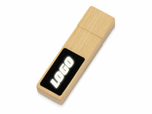 USB 2.0- флешка на 32 Гб c подсветкой логотипа Bamboo LED