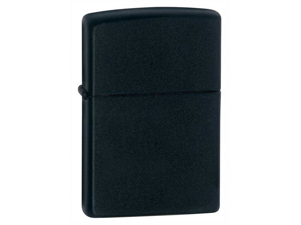 Зажигалка ZIPPO Classic с покрытием Black Matte, латунь/сталь, чёрная, матовая, 38x13x57 мм